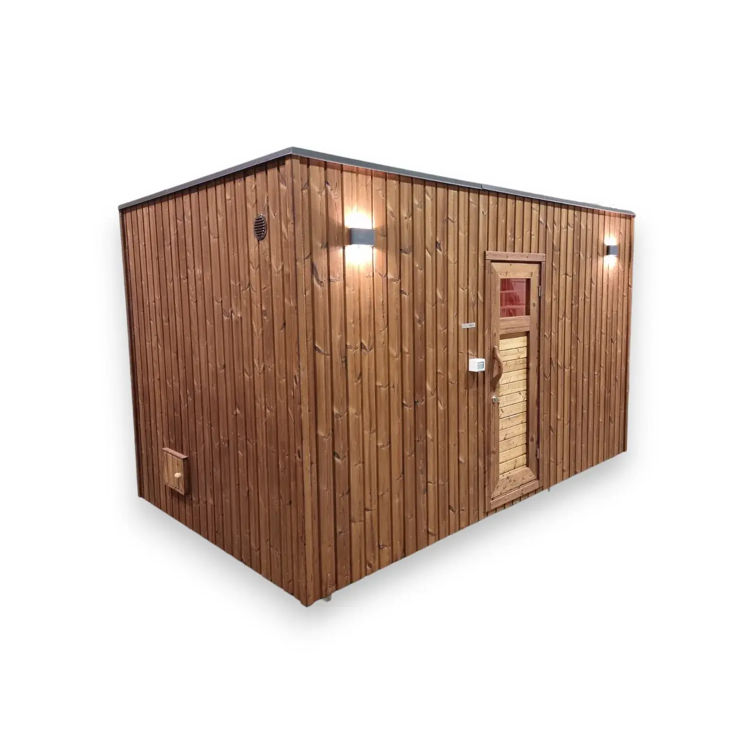 Wild Tubs modern-brown-sauna · 1
